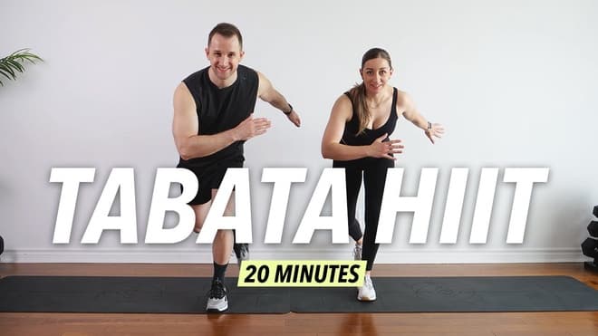 20-минутная кардио HIIT TABATA-тренировка | Жиросжигание без оборудования